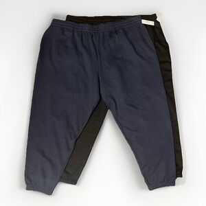 Terry Sky Woman's Warm Up Sweats Jogger Blue Black Lot Bundle 3x‎